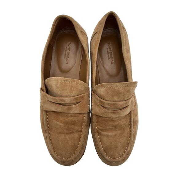 Tony Bianco 'Zac' Brown Leather Loafer Size 7 - Picture 3 of 6